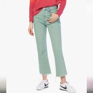 MOTHER The Tripper Crop Fray Juicy Fruit Jeans Size 25